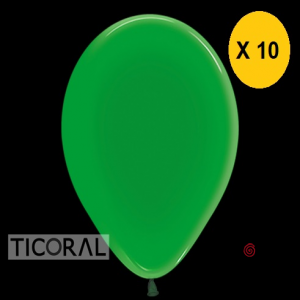 GLOBO SEMPERTEX R12 CRISTAL VERDE x 10