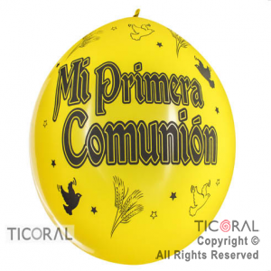 PI�ATA S R36 FASHION MI PRIMERA COMUNION 2C AMARILLA x 1