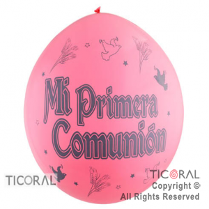 PI�ATA S R36 FASHION MI PRIMERA COMUNION 2C ROSA x 1