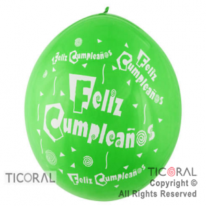 PI�ATA S P40 FASHION FELIZ CUMPLE FIESTA 2C 030 VERDE x 1