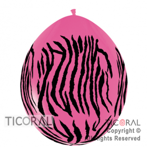 PI�ATA S R36 FASHION CEBRA FUCSIA CON NEGRO x 1