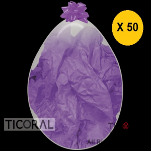 GLOBO SEMPERTEX R18 CRISTAL 390 TRANSPARENTE x 50