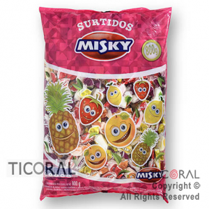 CARAMELOS MASTICABLES MISKY X 800 GR