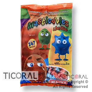 CARAMELOS MASTICABLES X 147 UNIDADES (450GR)