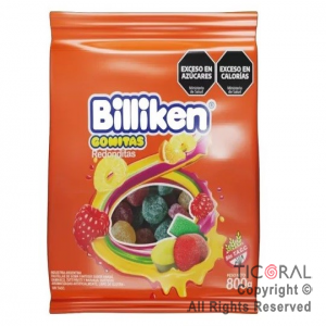 GOMAS BILLIKEN REDONDITAS X 800 GR
