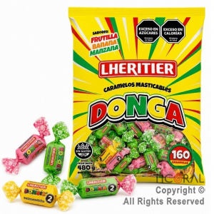 CARAMELOS DONGA MASTICABLES X 480 GR