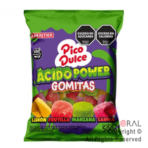 GOMITAS PICO DULCE ACIDO POWER X 500 GRS