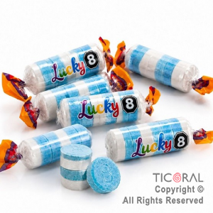 PASTILLAS LUCKY 8 ARGENTINA APROX 100 UNIDADES x 385 GR
