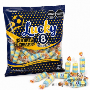 PASTILLAS LUCKY 8 BOCA x 200 GR
