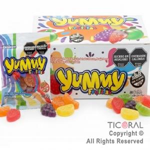 GOMAS YUMMY FRUTITAS 12 SOBRES X 30 GR
