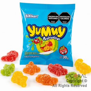 GOMAS YUMMY ANIMALITOS 12 SOBRES X 30 GR
