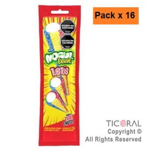 MOGUL EXTREME TUBITOS TUTTI FRUTI 16 X 15 GR x 1
