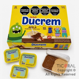 DUCREM CHICO AVELLANA (36 UNIDADES X 10 GR) 360 GR.