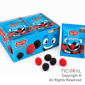GELATINES MINI MORA 180 GR (12 UNIDADES X 15 GR C/U)