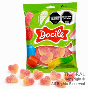GELATINES CORAZON DURAZNO 250 GR