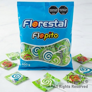 CHUPETIN FLOPITO TWIST TUTTI FRUTTI X 400 GR