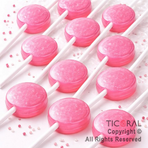 CHUPETIN MINI PALETA ROSA TOPOLIN X 50 UNIDADES