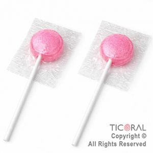 CHUPETIN MINI PALETA ROSA TOPOLIN X 50 UNIDADES