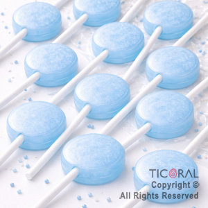 CHUPETIN MINI PALETA CELESTE TOPOLIN X 50 UNIDADES