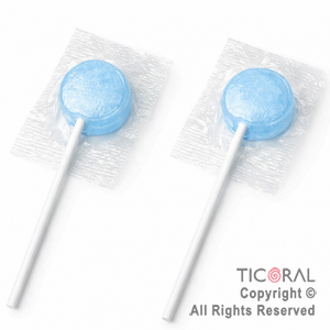 CHUPETIN MINI PALETA CELESTE TOPOLIN X 50 UNIDADES