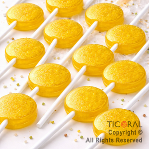 CHUPETIN MINI PALETA AMARILLO TOPOLIN X 50 UNIDADES