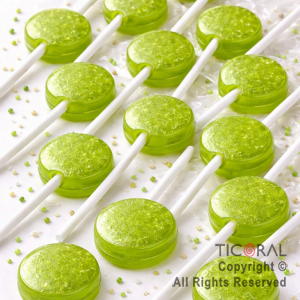 CHUPETIN MINI PALETA VERDE MANZANA TOPOLIN X 50 UNIDADES
