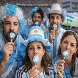 CHUPETIN MINI PALETA ARGENTINA TOPOLIN X 50 UNIDADES