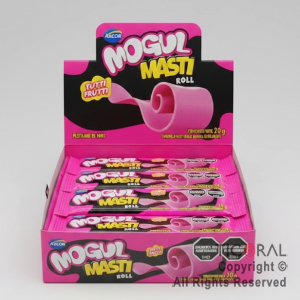 CARAMELO MOGUL MASTI ROLL TUTTI FRUTTI X 24 UNIDADES X 1