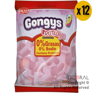 MALVAVISCOS GONGYS FRUTILLA 12 X 200 GRS