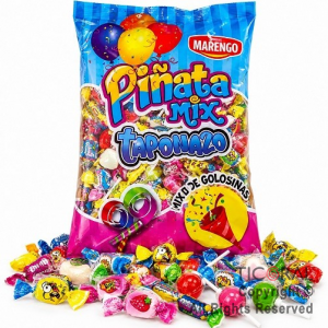 MIX PARA PI�ATA CHUPETINES Y CARAMELOS MARENGO X 800 GR.