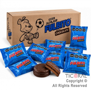 ALFAJOR FULBITO CHOCOLATE X 44 UNIDADES