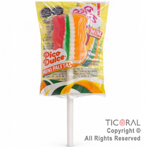CHUPETIN PICO DULCE MINI PALETAS X 50 UNIDADES