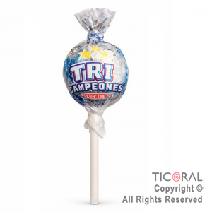 CHUPETIN PELOTITAS TRICAMPEONES X 50 UNIDADES