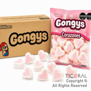 MALVAVISCOS GONGYS CORAZON CAJA 12  X 200 GR
