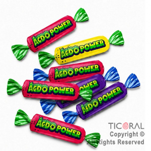 CARAMELOS PICO DULCE MASTICABLES ACIDO POWER X 500 GR