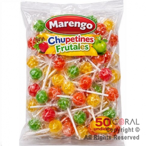 CHUPETIN FRUTAL X 50 UNIDADES 400 GR x 1