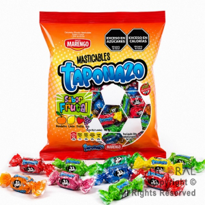 CARAMELOS TAPONAZO MASTICABLES FRUTALES 250 GR X 100 UNIDADES