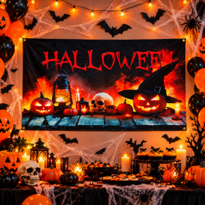 BANDERA HALLOWEEN 70 CM X 1 MT