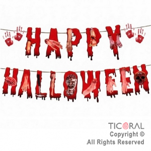 GUIRNALDA HAPPY HALLOWEEN SANGRIENTO 3 MT (HD778)