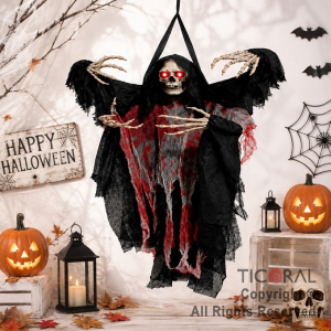 ADORNO COLGANTE HAUNTER CON LUZ Y SONIDO 100 CM (U2603-106) HALLOWEEN