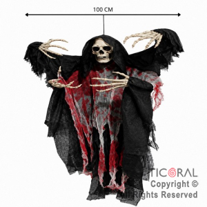 ADORNO COLGANTE HAUNTER CON LUZ Y SONIDO 100 CM (U2603-106) HALLOWEEN