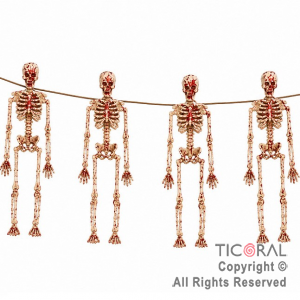GUIRNALDA HALLOWEEN ESQUELETOS CON SANGRE (U2512-079)