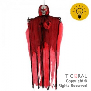 COLGANTE FANTASMA DIABOLICO LED 115 CM X 1