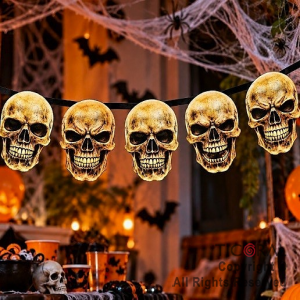 BANDERIN HALLOWEEN CALAVERAS