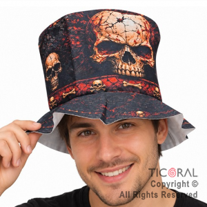 SOMBRERO GALERA CALAVERA REALISTA