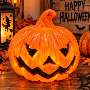 CALABAZA CON LUZ HALLOWEEN