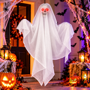 COLGANTE FANTASMA DE LA OSCURIDAD LUMINOSO LED Y SONIDO
