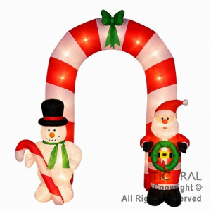 INFLABLE DECORACION ARCO NAVIDE�O CON LED 240 MT