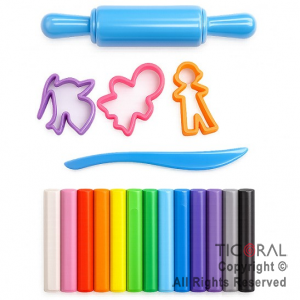 SET JUEGO DE PLASTILINA CON ACCESORIOS 17 PIEZAS