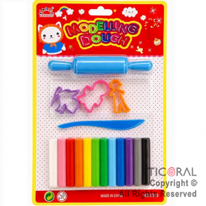 SET JUEGO DE PLASTILINA CON ACCESORIOS 17 PIEZAS
